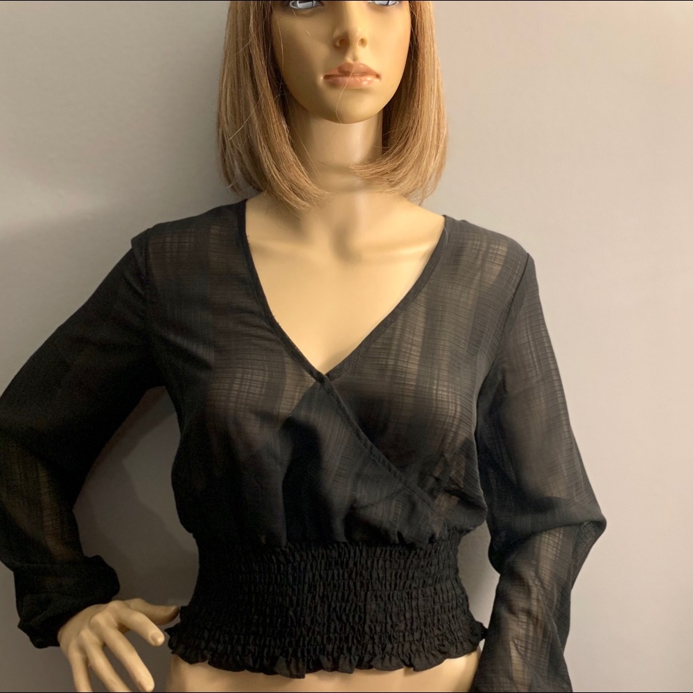 Guess long sleeve Black blouse